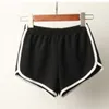 Kvinnors shorts sport kort sommar godis färg anti tömd mager casual lady elastic midje strand korendo byxor 230802