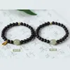 Strand Drop True Fagrant Hand String Hetian Jade Transfer Beads Armband Kinas Wind Black Oil Buddha Lady Retro