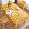 Table Cloth Plastic PVC Rectangula Tablecloth Waterproof Oilproof Kitchen Dining Tea Colth Cover Disposable Pastoral Decor