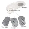 Pièces de chaussures Accessoires Inserts de coussin de talon orthopédique en PVC pour homme Pad Bone Spurs Protecteurs de soulagement de la douleur Semelles de fasciite plantaire 230802