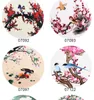 Produits de Style chinois bricolage soie Suzhou broderie imprimé Kits de couture fleurs et oiseaux pour débutants 30*30 cm
