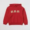 Garçons Filles Hoodies Sweats Hiver Enfants Sweat À Capuche Lâche avec Lettres Hiphop Streetwear Pull Tops Taille 100-140 150 Multi Couleurs