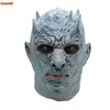 Máscaras de festa Night King Mask Halloween para homens Night King Thrones Cosplay Traje Máscaras de látex L230803