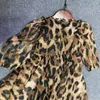 Vestidos para meninas 2023 estilo mais recente vestido de algodão com estampa de leopardo e bebê manga meia manga