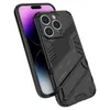 Fashion Defender Holder Cases For Iphone 15 Plus 14 Pro 13 12 11 Max XR XS 8 7 6 Hybrid Layer Hard PC TPU Stand Armor Heavy Duty Impact Combo Smart Phone Back Cover Skin