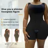 Femmes Shapers Fajas Colombianas Reductoras Shapewear Body Crochet Fermeture Des Yeux Contrôle Du Ventre Entrejambe Réglable Buste Ouvert Gaine Amincissante 230803