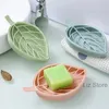 Leaf Plastic Dish Tree Shape Hollow Out Drainable Soaps Dishes Tray Eco-friendly Bathroom Bath Shower Non Slip Soap Holder TH1037 es