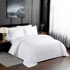 Bettwäsche-Sets Premium el White Oversize Bettbezug Bettlaken-Set 100 Natur Baumwolle weich 600TC Twin Full Queen King Size 4-teilig 230802