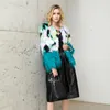 Women's Fur OEING Multicolor Faux Long Sleeve Fashion Winter Coat Jacket Outwears