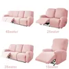 Chair Covers 1 2 3 4 Seater Recliner Sofa Relax Lazy Boy Cover Elastic Reclining Armchair Slipcovers Furniture Protector 230802