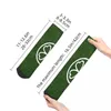 Chaussettes pour hommes Polyester Tube bas Vert Trèfle Feuille Concept Respirant Décontracté Chaussette Courte