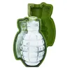 2 pcs Ice cube Outils Creative Bar Accessoires Vert 3D Grenade Grand Silicone De Qualité Alimentaire Moule À Glace Whisky Ice-Maker Cuisine outil