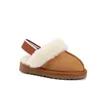 Kids ugglie Slippers Klassieke Australische Platform Slides Peuter Laarzen tasman Kinderen Winter Warm Klomp Jeugd Kid Pluizige Bont Schoenen Jongens Meisjes Slipper Bottes eur 21-35