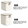 Storage Bags Clothes Bag Large Capacity Waterproof Cotton Linen Dirty Basket Foldable Collapsible Bins For Blankets