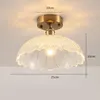 Plafondverlichting Nordic LED Glas Licht Voor Woonkamer Eetkamer Slaapkamer Hal Keuken Balkon Creatieve E27 Lamp Home Decor