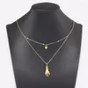 Chaînes AIBEF Tenir Coeur Dans La Main Pendentif Coloré Strass Cuivre Zircon Femmes Collier Bijoux Accessoire Charme Amant Petite Amie Cadeau