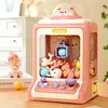 Novel Games Mini Claw Machine Clip Stora figurstorlek Äggvridning Maskin Små Hushållens barns gåva Leksaker Girl BOYSDAG Present Multi 230802