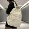 Sac à dos décontracté imperméable en Nylon femmes sacs école pour adolescents filles voyage sac à dos femme petit Kawaii