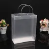 Gift Wrap 10pcs Transparent Gift Bags Cosmetics Product Gifts Packaging Bag For Wedding Christmas Birthday Party Custom Tote Bag Handbag 230802
