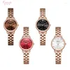 Montres-bracelets Kimio montre en cristal de luxe femmes étanche or Rose Bracelet en acier dames montres-Bracelets Top marque Bracelet horloge Relogio