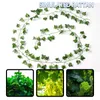 Dekorativa blommor 2,1 m konstgjorda växter Fake Vines Ivy Garland Greenery For Bedroom Decor Room Wall Home Country Wedding Decoration