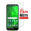 حماة شاشة الهاتف الخلوي الزجاج المقسّر لـ Motorola Moto G6 G7 E5 Play Screen Protector for Moto E4 E5 G6 G7 Plus Film G7 Power Glass X0803