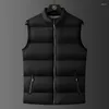 Gilet da uomo Gilet da uomo 2023 Autunno Inverno Caldo Giacca senza maniche alla moda Slim Fit Cappotti casual Gilet da uomo per uomo