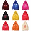 Hoodies voor heren Sweatshirts modemerk hoodie designer streetwear 555 sterrenprint spinnenweb roze hoge kwaliteit populair pak heren en dames hoodi I8yk#