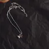 Ketens vlinder hanger sterling sier ketting vrouwelijke stijl eenvoudige korte kraag keten charme sieraden feest cadeau