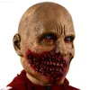 Party Masks Scary Lifelike Halloween Zombie Mask Horror Fancy Dress Party Headgear Haunted House Cosplay Props L230803