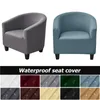 Stoelhoezen Waterdichte Sofa Cover Fauteuil Stretch Tub Seater Club Couch Hoes Voor Thuis Woonkamer Protector 230802