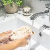 Sabun peeling çantalar doğal sisal sabun tasarrufu torbası poşet köpük kurutma sabunları pul pul dökülme masaj duş b8705708 ll
