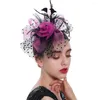 Bandane Tea Party Cappello Donna Fascinator Fascia Banchetto Copricapo Copricapo Sposa Decorazione Cappelli da donna Cappelli