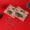 Calendrier de l'avent de Noël Bracelets Calendrier de compte à rebours de 24 jours Bijoux à bricoler soi-même sur le thème de Noël Charme pour enfant Cadeaux sur le thème de Noël
