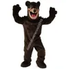 Brown Bear Mascot Costume Top Cartoon Anime Postacie Karnawał unisex dorośli rozmiar świąteczny przyjęcie urodzinowe