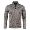 Men's Sweaters Winter Fleece Ticker Sweater Coat Alf Zipper Turtleneck Warm Pullover Quality Male Slim Knitted Wool 4XL