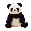 Sacs à dos Simulation 32 cm Panda Sac À Dos Filles Garçons En Peluche Réglable Cartables Animal En Peluche Sac Maternelle Jouets Enfants s Cadeau 230802