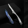 Chaveiros Liga de Titânio Funcional DC Canivete Cortador de Caixa Chaveiro 10cm de Comprimento