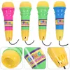 Vorhang 4PCS Echo Mikrofon Spielzeug Simulierte Modell Cartoon Stil Gefälschte Cosplay Host Requisiten Umweltfreundliche Mini