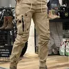 Pantalon Femme Capris Camo Marine Pantalon Homme Harem Y2k Pantalon Cargo Militaire Tactique pour Homme Techwear Haute Qualité Outdoor Hip Hop Travail Stacked Slacks 230802