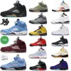 2024 Jumpman 5 basketskor män 5s Green Bean Dark Concord Racer Blue Raging Bull Red Jade Horizon Unc Stealth Easter Mens Trainers Sport Sneakers