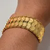 Bracelets de charme Or Couleur Pièces Bracelets Pour Femmes Hommes Argent Coin Bracelet Islamique Musulman Arabe Moyen-Orient Bijoux Cadeaux Africains 230802