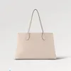 Explosion Sac bandoulière femme Lockme Shopper M57346 sac à main Greige Cuir de veau grainé tourniquet longues lanières en cuir Poche centrale zippée Designer de luxe