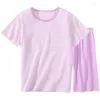 Ensembles de vêtements filles enfants garçons bébé doux unisexe rayé coton mignon enfant en bas âge vêtements de nuit ensemble de couchage fille vêtements pour enfants