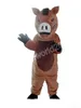 Una mascotte di cinghiale marrone Costumi Party Novel Animals Fancy Dress Anime Character Carnival Halloween Xmas Parade Suits