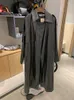 Skóra damska 2023 moda X-Long Kobiet Windbreaker Coat Spring Autumn Black Brown Pu Kurtka płaszcza Lady Pasek wierzchnia wierzchnia