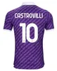 Fiorentina 23 24 Jerseys de football J. Ikone 22 2023 2024 CASTROVILLI Bonaventura Florence Jersey ACF Jovic A. Cabral Milenkovic AMARBAT Men Kid Kit Kit Kit Football Shirts