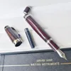 Гель -ручки MSS Limited Edition Bohemise Fountain Pen Classic Extendretract Nib Top Высококачественный 14K сочинений с бриллиантом и серийным номером 230803