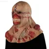 Party Masks Halloween Zombie Mask Scary Tyrant Horror Mask Cosplay Nemesis Costume Props Horror Movie Latex Masks L230803