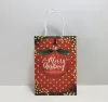 UPS Merry Christmas Gift Bag Babbo Natale Albero di Natale Borsa di carta Natale Navidad Capodanno Bomboniere Snack caramelle Forniture per imballaggio regalo 8.3